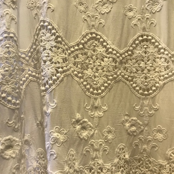 Show Me Your MuMu White Boho Maxi Dress - Size M - Picture 2 of 6